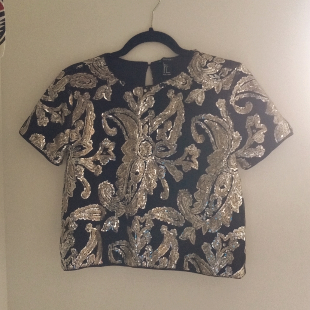 Gold Sequined Shirt